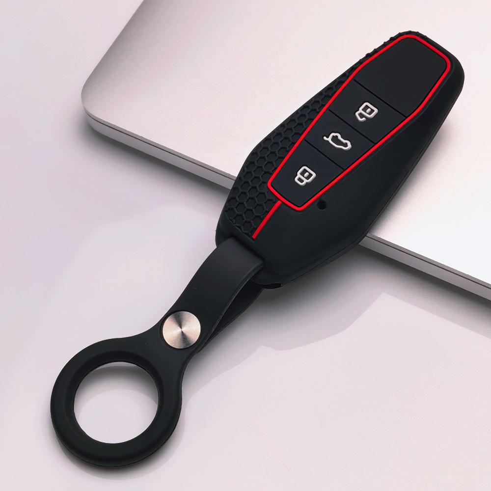 Kryt klíčenky pro Chery GT iCAR Shuxiangjia EQ7 AIQAR EQ5 EQ3 s kroužkem na klíče Povrch odolný proti poškrábání Nárazuvzdorná konstrukce Měkká textura pro úchop