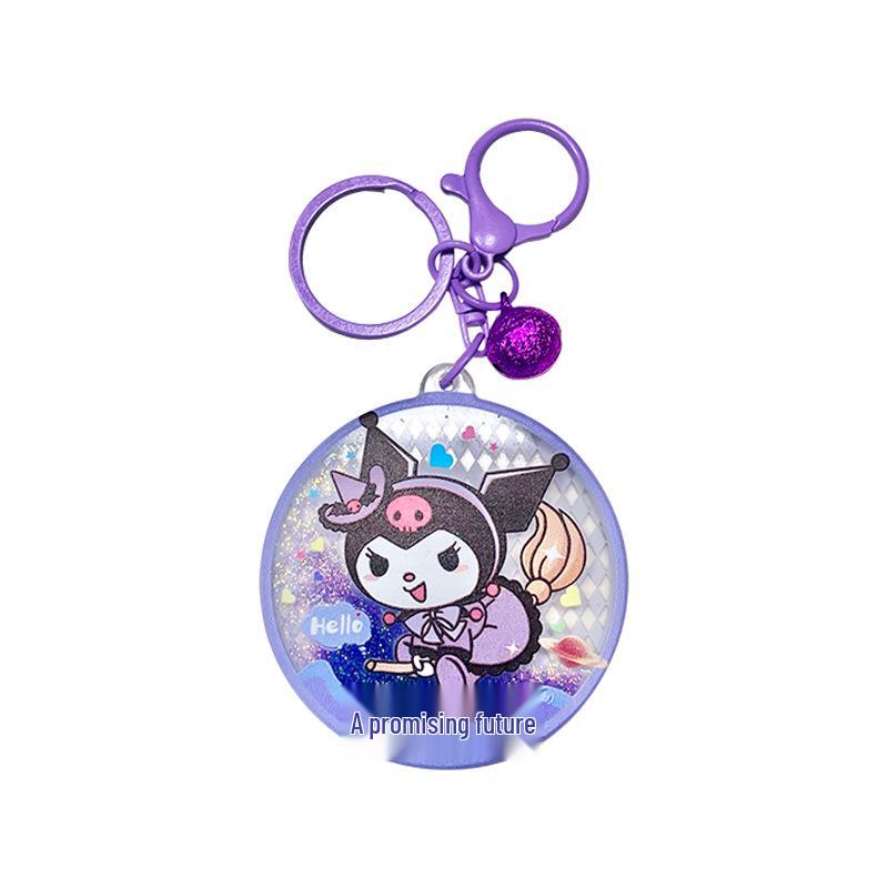 Sanrio Cartoon Acrylic Keychain - Cute Nameplate Bag Pendant
