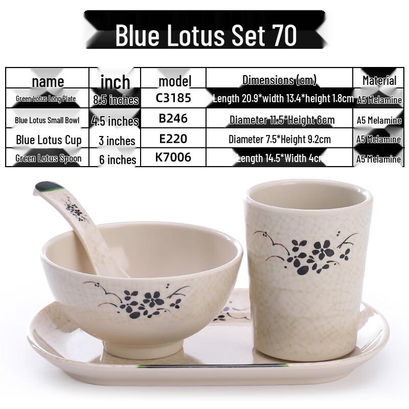 Qianxing Melamine Dinnerware Set