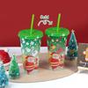 2PCS Creative Cold Activated Color Transforming Cups for Christmas Fun Cold Sensing Cup Safe for Kids and Adults
