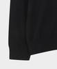 BROOKS BROTHERS Wool Cashmere Solid Half-Neck Sweater (Black) (Bbwumbf404)