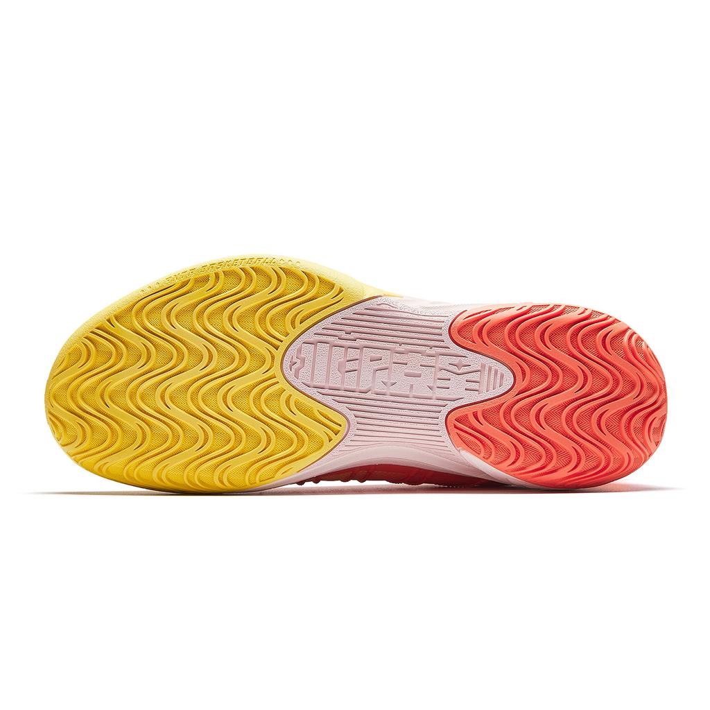 Anta Heat Wave 4 Aura Rope Embroidery Structure Cement Nemesis Professional Combat Anti-Slip Wear-Resistant Low-Top Basketball Shoes 912611604-4