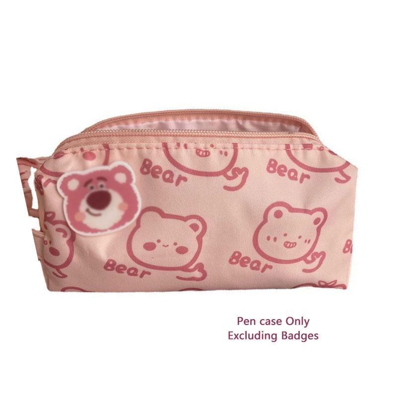 Lotso Pencil Zipper Case Cute Little Bear Largecapacity Student Stationery