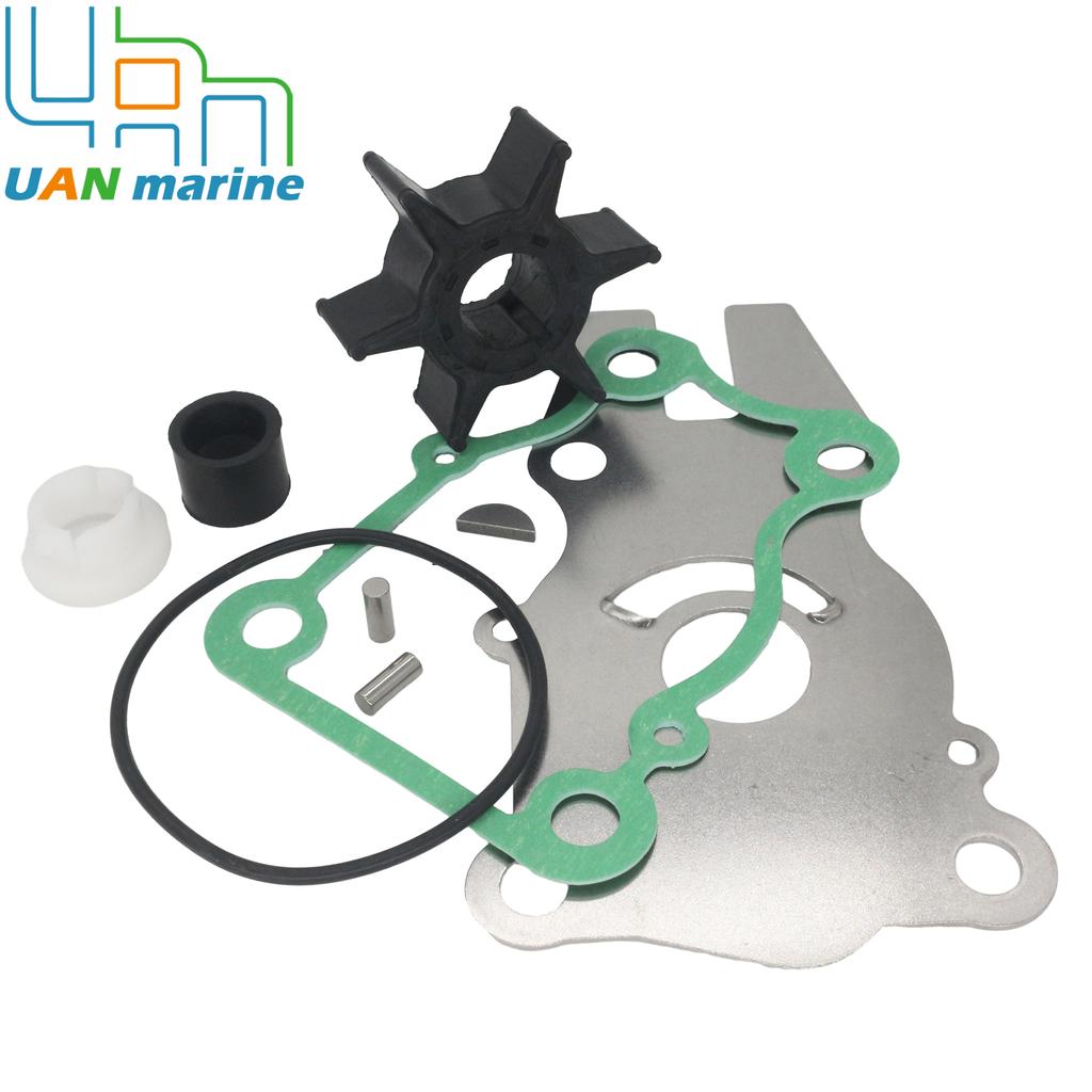 Water Pump Impeller Rebuild Kit Fits for Yamaha 4-Stroke 30HP 40HP F30 F40 Outboard Engines 6BG-W0078-00 6BG-W0078-01 18-3490