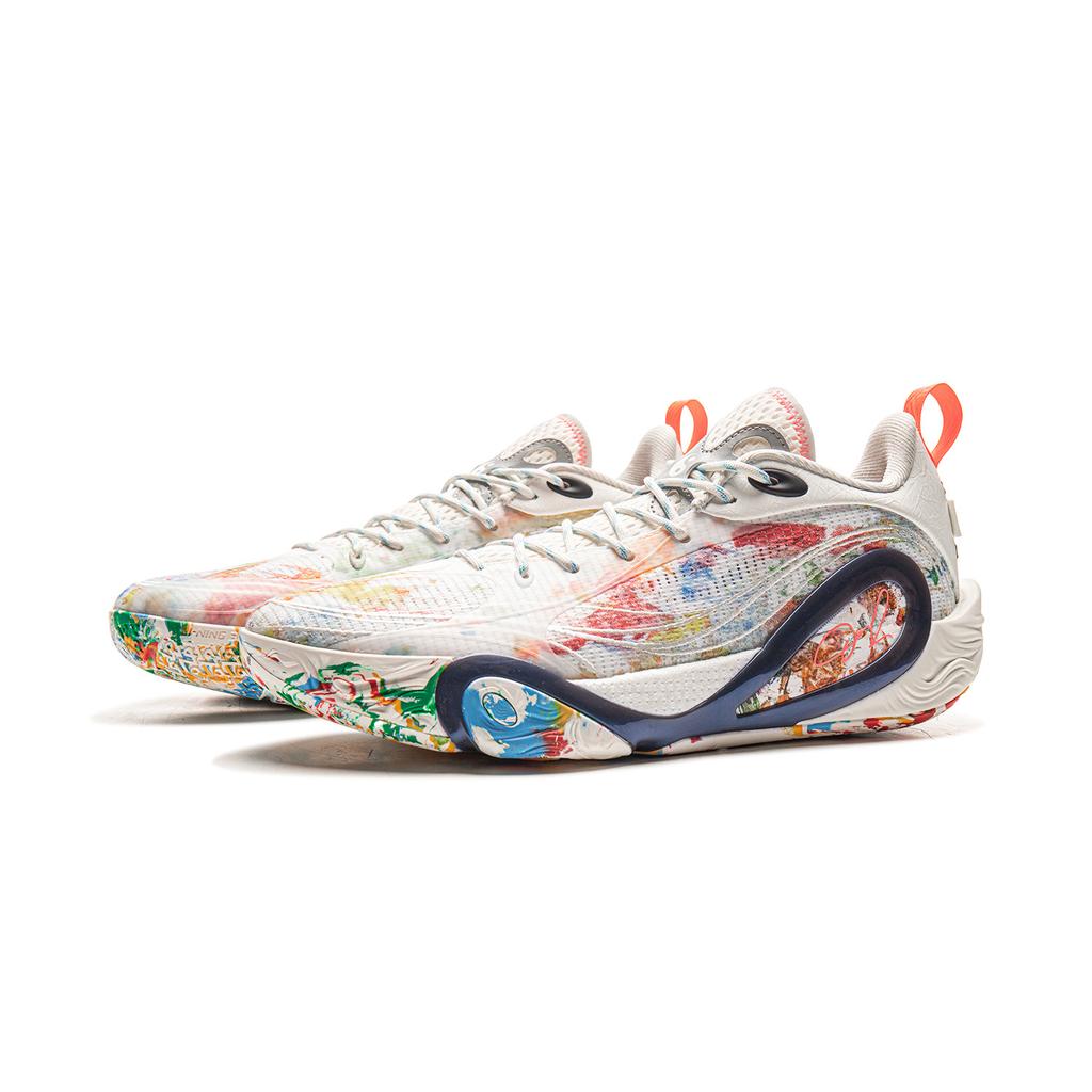 Li-Ning DLO1 Canvas Herresneakers Krem Beige Flerfarget ABPV009-3