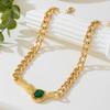 Fashion Snake Head Necklace Earrings Set