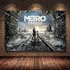 Metro Exodus Game Plakát Umění Malba na plátně Nástěnné umění Moderní obývací pokoj Domov Ložnice Bar Restaurace Dekorace Tisk Obraz