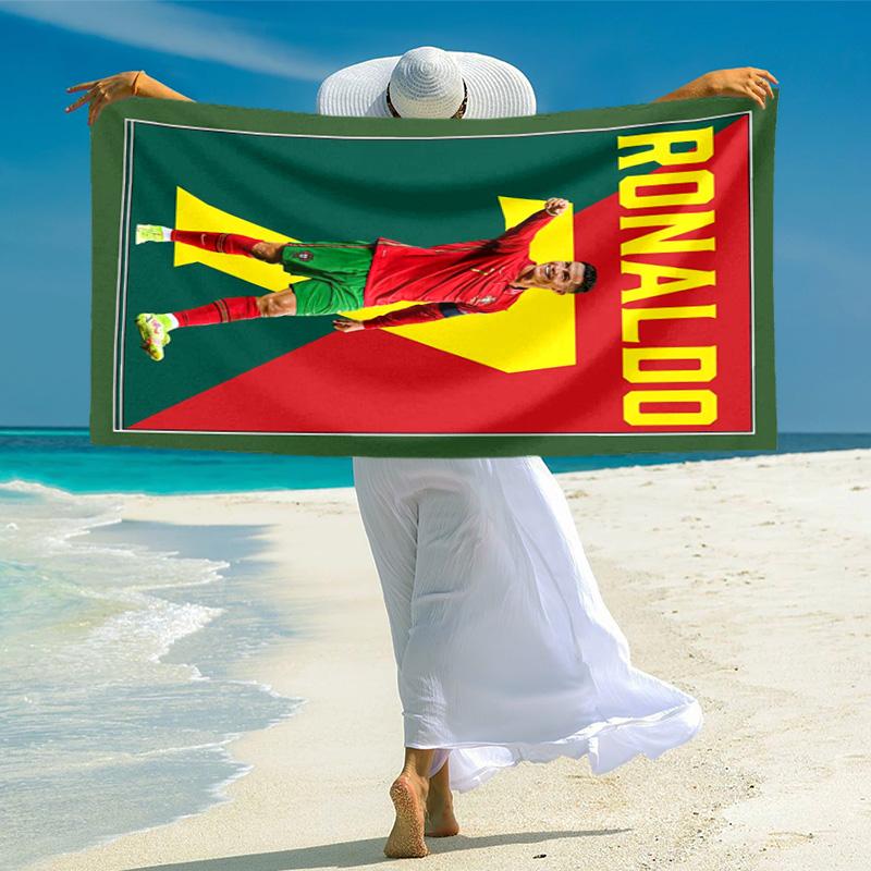 Cristiano Ronaldo Manchester Legend Beach Towel Outdoor Camping Beach Swim Outdoor Pool Towel Quickdrying Swim Towel Outdoor Picnic Beach Mat Comfort