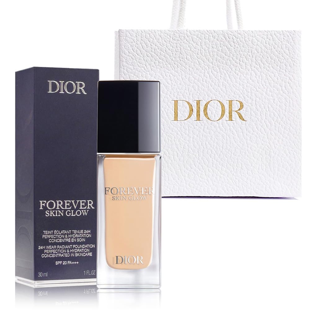 Dior Diorskin Forever Fluid Glow Neutral 30ml Liquid Foundation Cosmetics Birthday Present Gift with Shopper [ ] (SPF20/PA+++) #1N