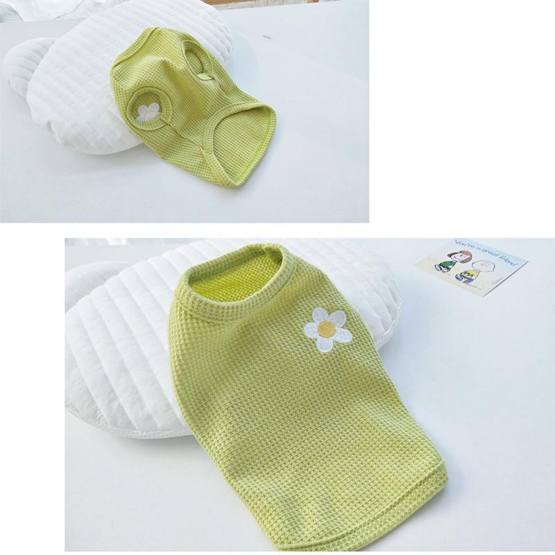 

Жилет для домашних животных Милая одежда с цветочным принтом Одежда для собак Одежда для собак Одежда для кошек Средняя и маленькая двуногая одежда Летняя одежда для плюшевых мишек XL