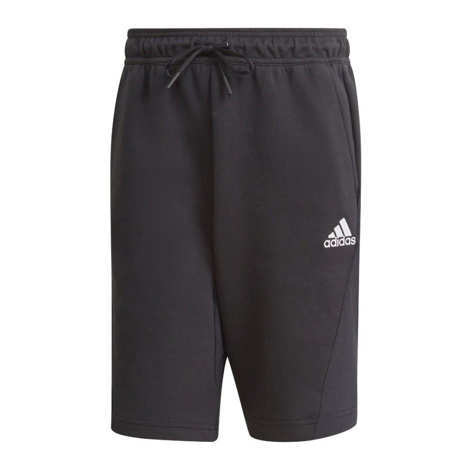 

Adidas Удобные спортивные шорты с логотипом бренда, отводящие влагу, мужские шорты черные GQ6197 XL