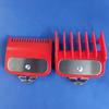 Guide de taille 1.5+4.5mm Peigne Rouge Accessoire Set de Peignes Avec un Support en Métal Tondeuse
