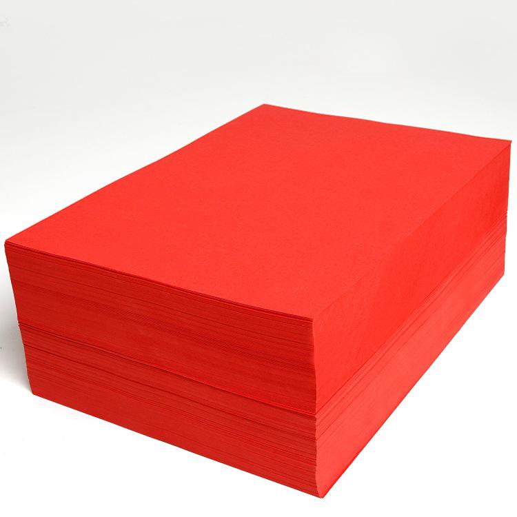 Leuchtend rotes A4/A5 70g Druckpapier für Büro und Basteln