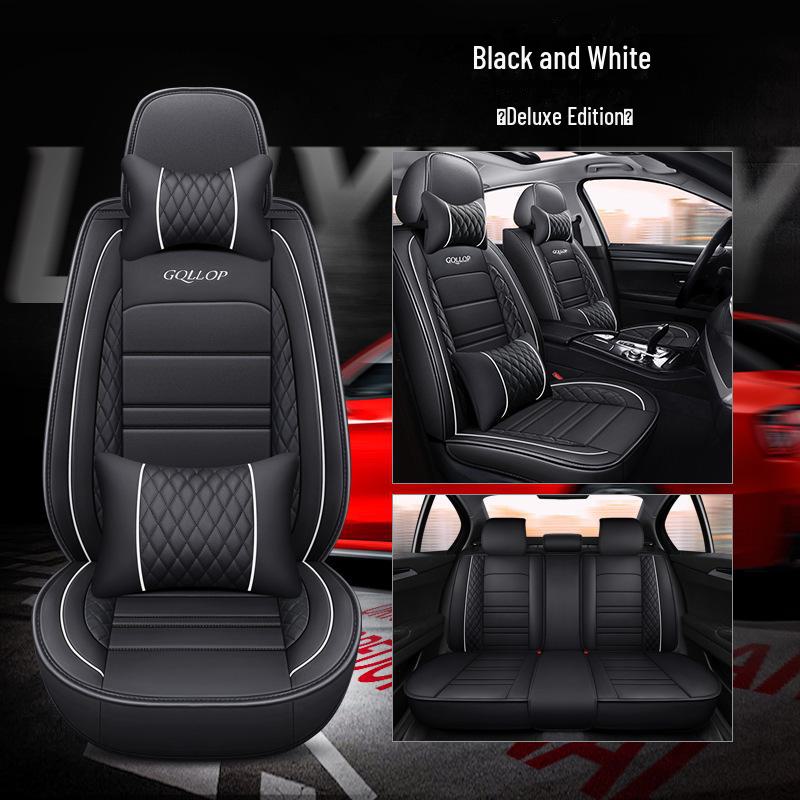 

3D чехлы на сиденья автомобиля из натуральной кожи на все времена года - комплексный дизайн