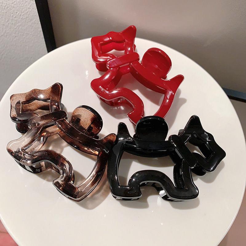 Cartoon Puppy Hair Clip Oil Painting Color Hair Gripper Creativity Hairpins Hair Accessories