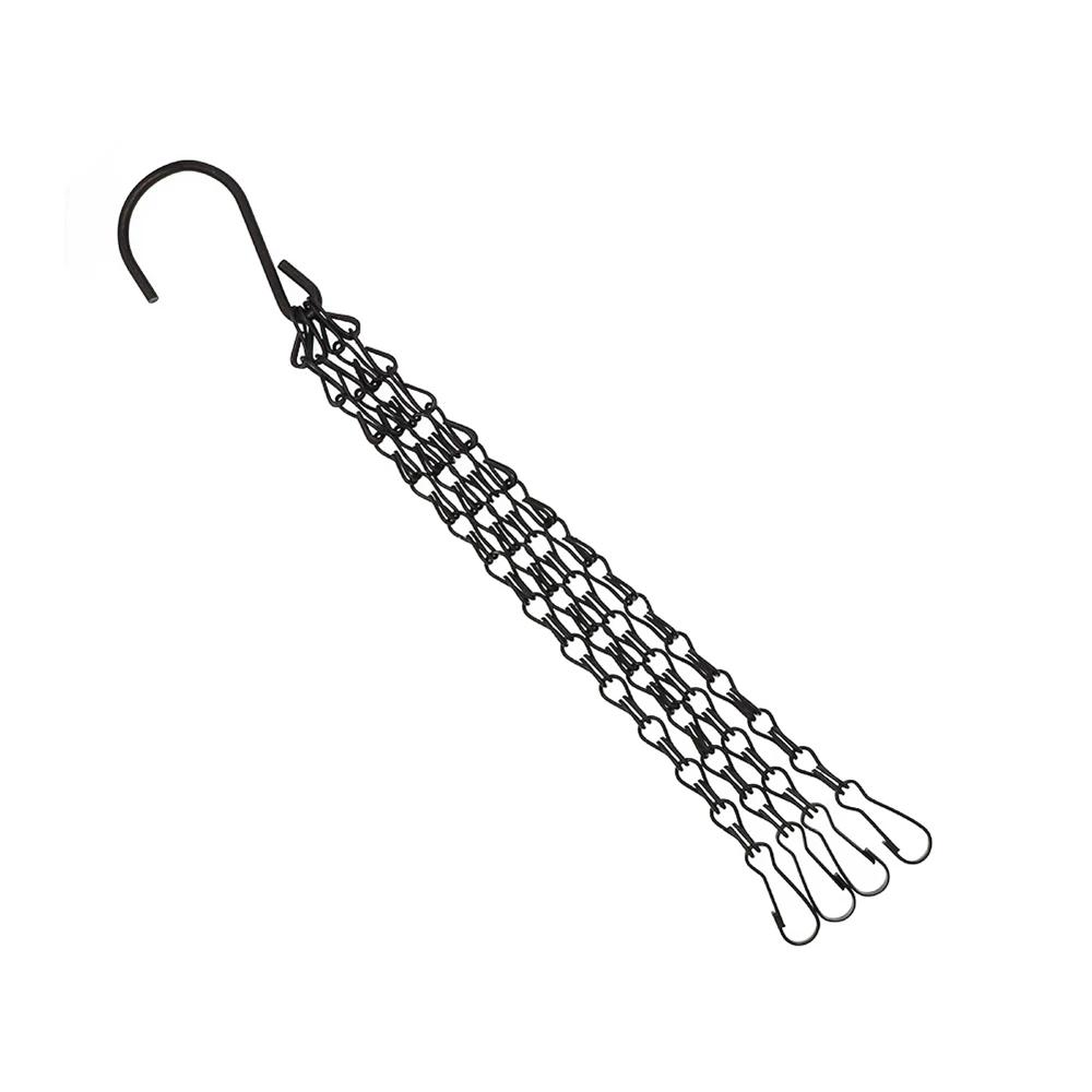 1Pc Flower Pot Hanging Basket Chain Replacement Plant Hanger Iron Flower Pot Bird Feeders Hanging Basket Chain Other Ornaments