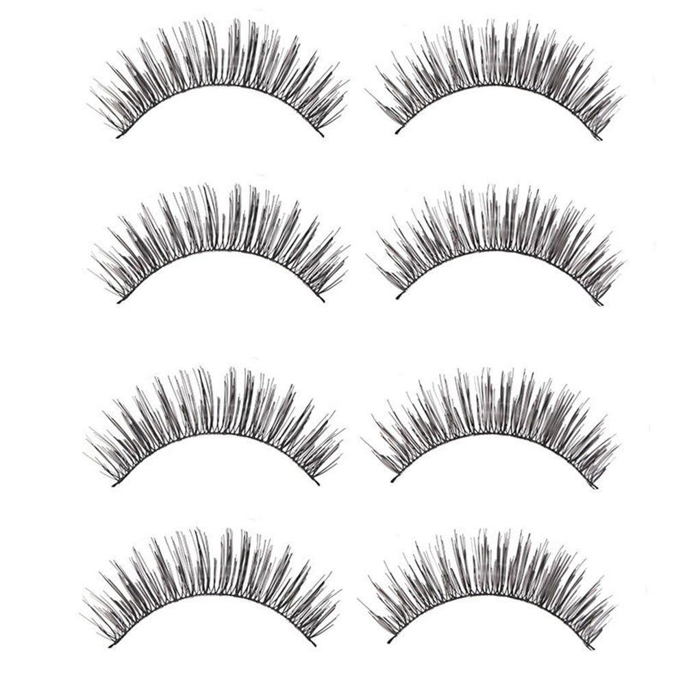 Buy Handmade High Quality 5 Pairs Long Thick Cross False Eyelashes ...