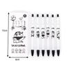 6 Stück Süße Crayon Shin-Chan Drücker Neutralstifte Kawaii Anime Schnelltrocknender Unterschreibstift Schüler Schreibwaren Bürobedarf Geschenk