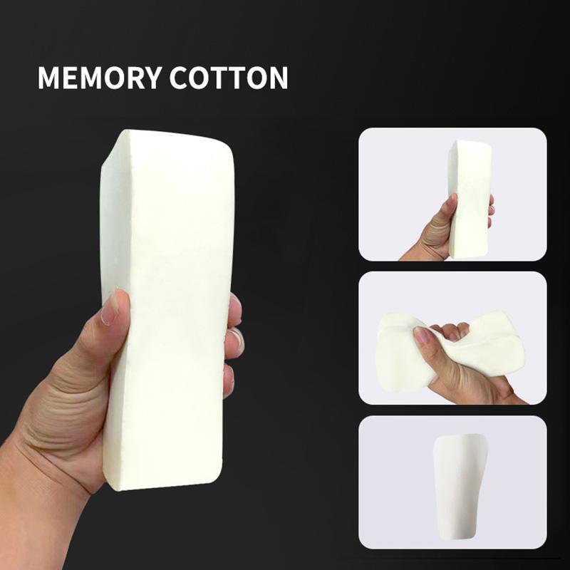 1Pcs Durable Suede Car Armrest Leg Cushion Memory Foam Knee Crash Pad Thigh Support Pillow Universal Auto Accessories