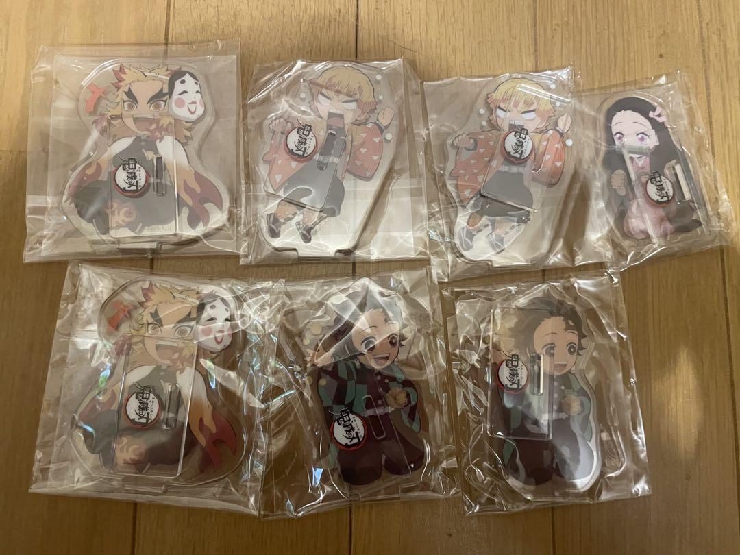 

[USED] Demon Slayer: Kimetsu no Yaiba Setsubun Acrylic Stand Kyojuro Rengoku and Tanjiro Kamado by ufotable