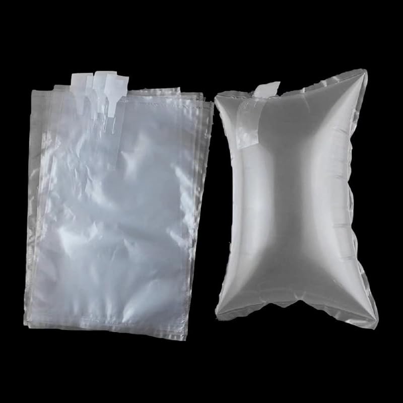 100 Pack,Free Hand Pump AIR PAKPRO 3.9x5.9inch Clear Plastic Inflatable Air Packaging Bags Air Pillows Air Cushions Buffer Bags Void Fill Cushioning