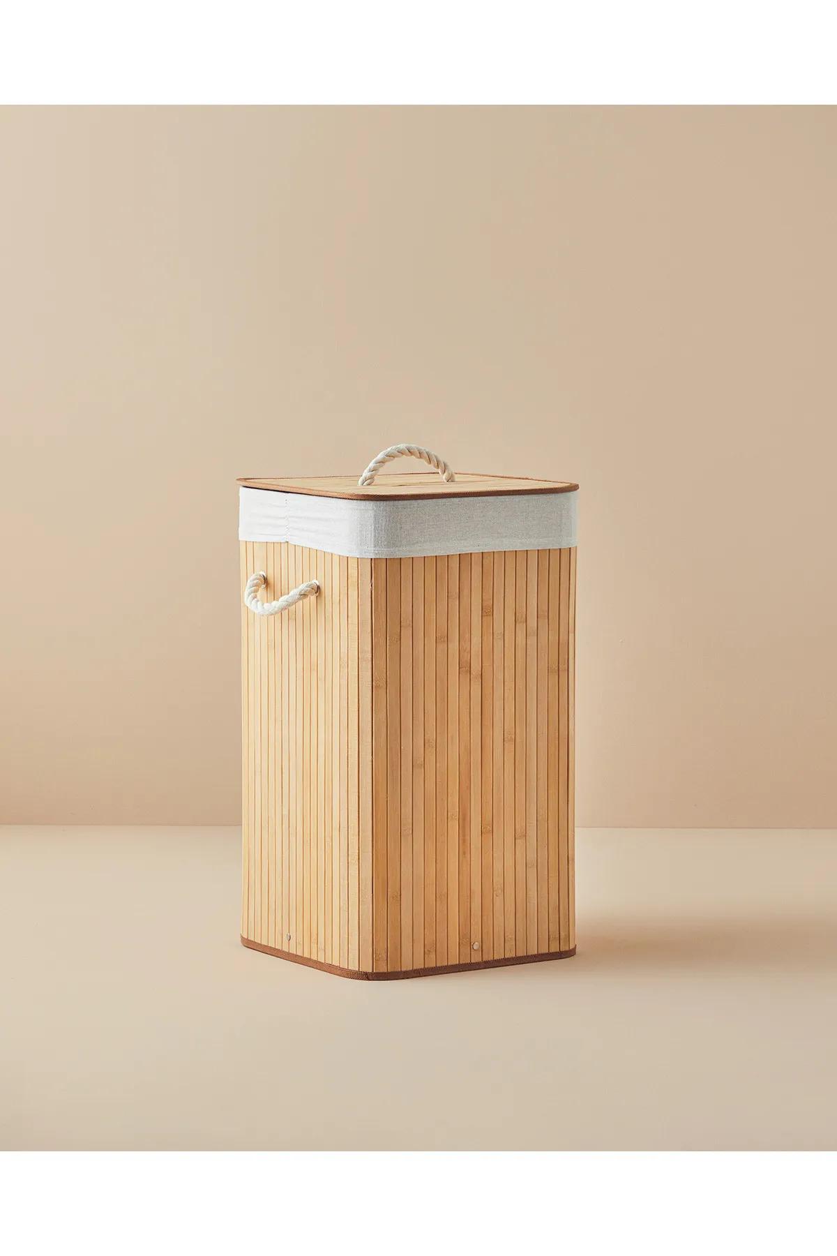 

Katlanabilir Çamaşır Sepeti Bej