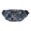 Synthetic Leather Combo Bag Fanny Pack Regular Unisex Denim Blue Casual 3AHSM082N-50NYD
