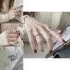 Adjustable Highend Square Zircon Ring For Women Elegant Minimalist Design Accessory Chic