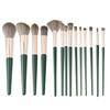 Cangzhou Lvyun 14-Piece Makeup Brush Set: Includes Eyeshadow, Foundation, Concealer, Blush, Tube, and Contour Brushes.