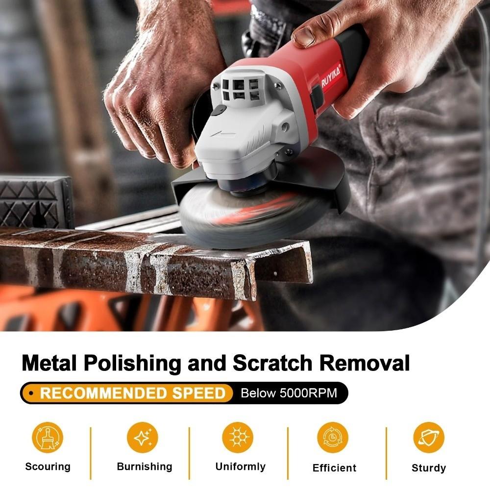 Scouring Pad Non-Woven Grinding Wheel Nylon Fiber Abrasive Buffing Grinding Disc  Polishing