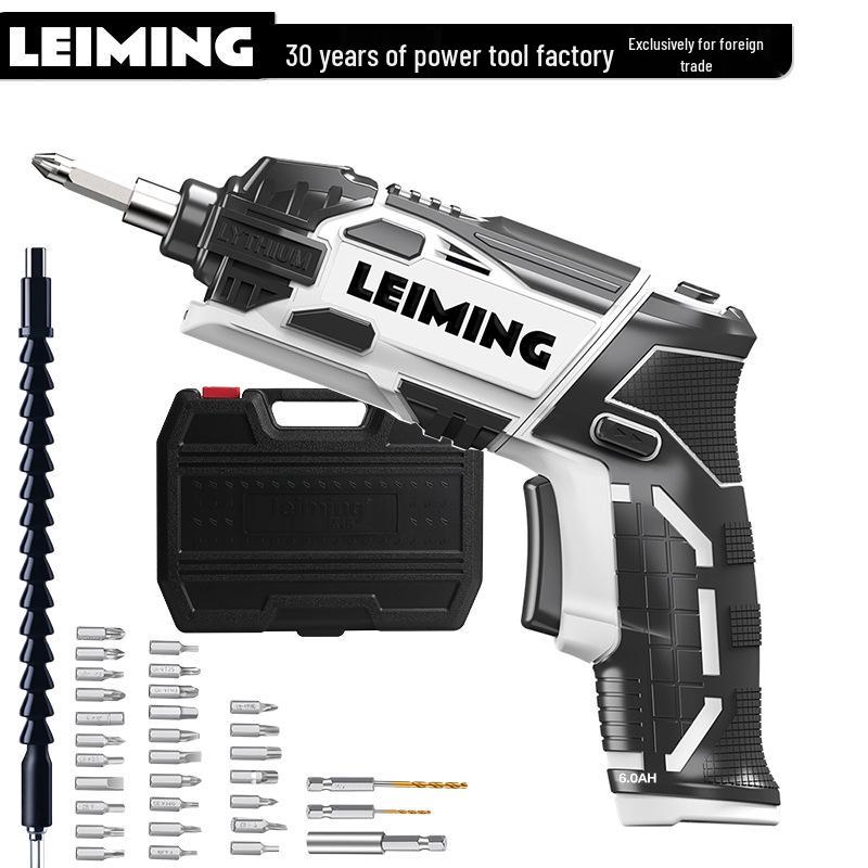 

Rechargeable Electric Screwdriver and Drill Set with Lithium Battery Screwdriver Set Two
