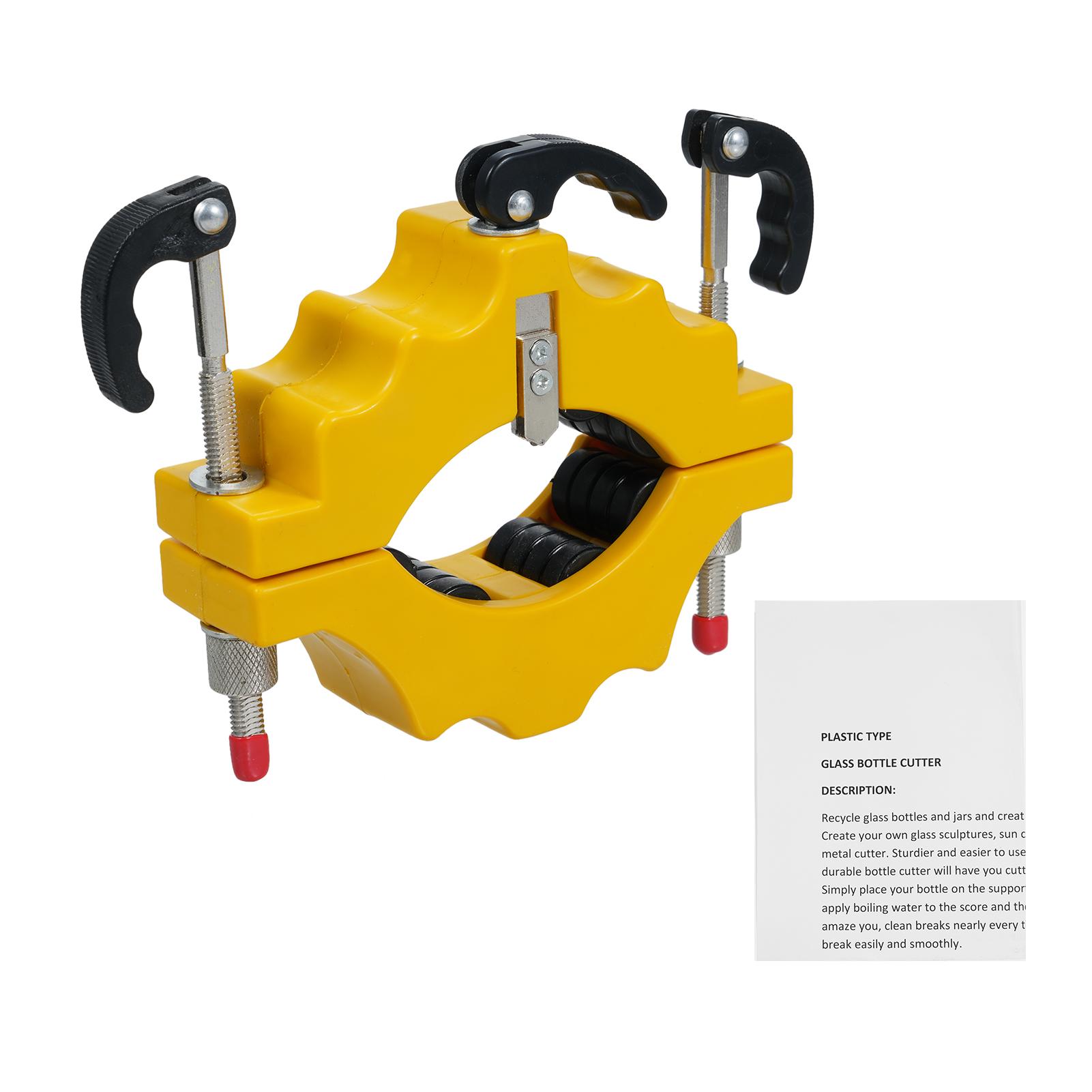 

Инструменты для резки стеклянных бутылок от 3 мм до 12 мм, резак для вина, пива, вина, пива, шампанского, скульптура, машина для резки стеклянных трубок жёлтый