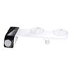 Bidet Attachment Dual Nozzles Adjustable Toilet Washer Bidet Seat Self-Cleaning Wash Non-Electric for Rear and Feminine Wash