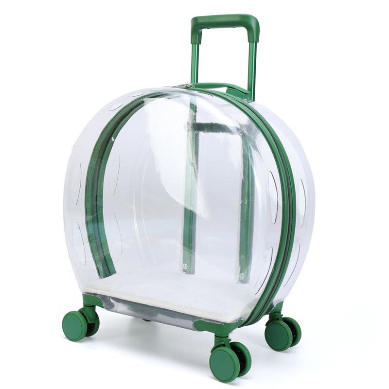 Valise transparente pour animaux de compagnie, grande capacité, valise de voyage pour chien, boîte à bulles Portable d'extérieur, boîte d'aviation 