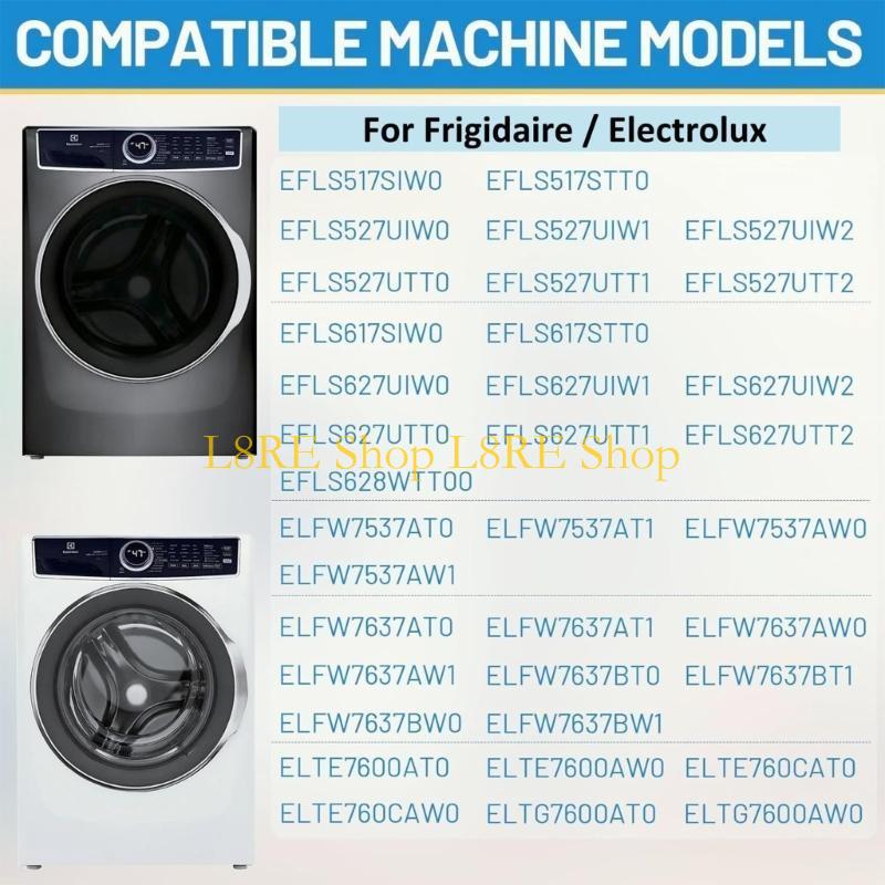 L8RE Door Seal Gasket Washing Machine Gasket Rubber Texture Suitable for Front Load Washer Ensuring Leakproof Performances