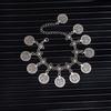 Vintage Bohemian Metal Tassel Barefoot Beach Foot Anklet Luxury Charm Coin Ankle Bracelet For Women Friendship Jewelry