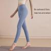 Nude Feel Women's Yoga Pants: Spring/Summer, High-Waisted, Hip-Lifting, Elastic, Quick-Dry, Tight-Fit.
