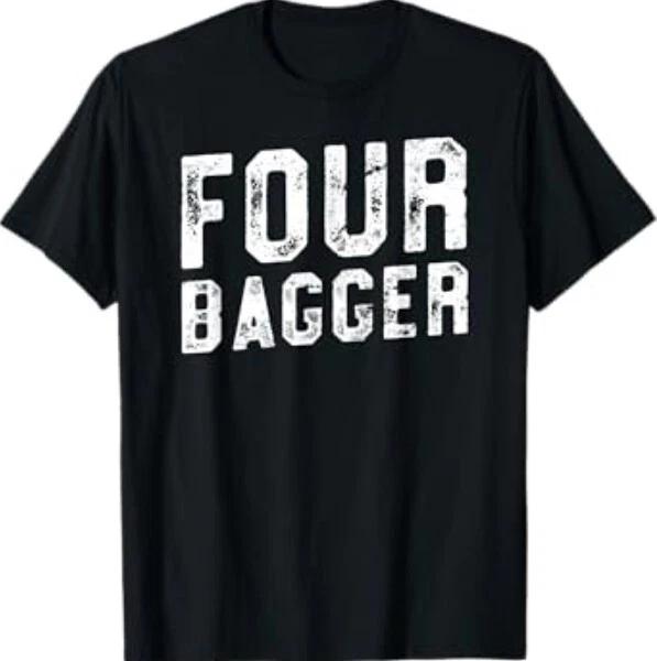 Four Bagger - Funny Cornhole Shirt For Team 4th of July T-Shirt 3XL