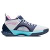 Li Ning All Day 6 V2 Cushioning Anti-Slip Wear-Resistant Breathable Supportive Mid-Top Basketball Shoes Men Basketball Shoes Gray White ABPR029-3