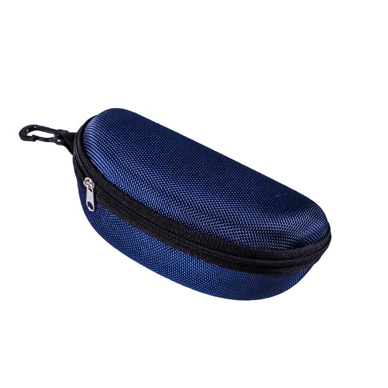Case with Carabiner Unisex Eyewear Accessories 1pc Portable Sunglasses Case Protector Oxford Cloth Hard EVA Zippered Eyeglasses