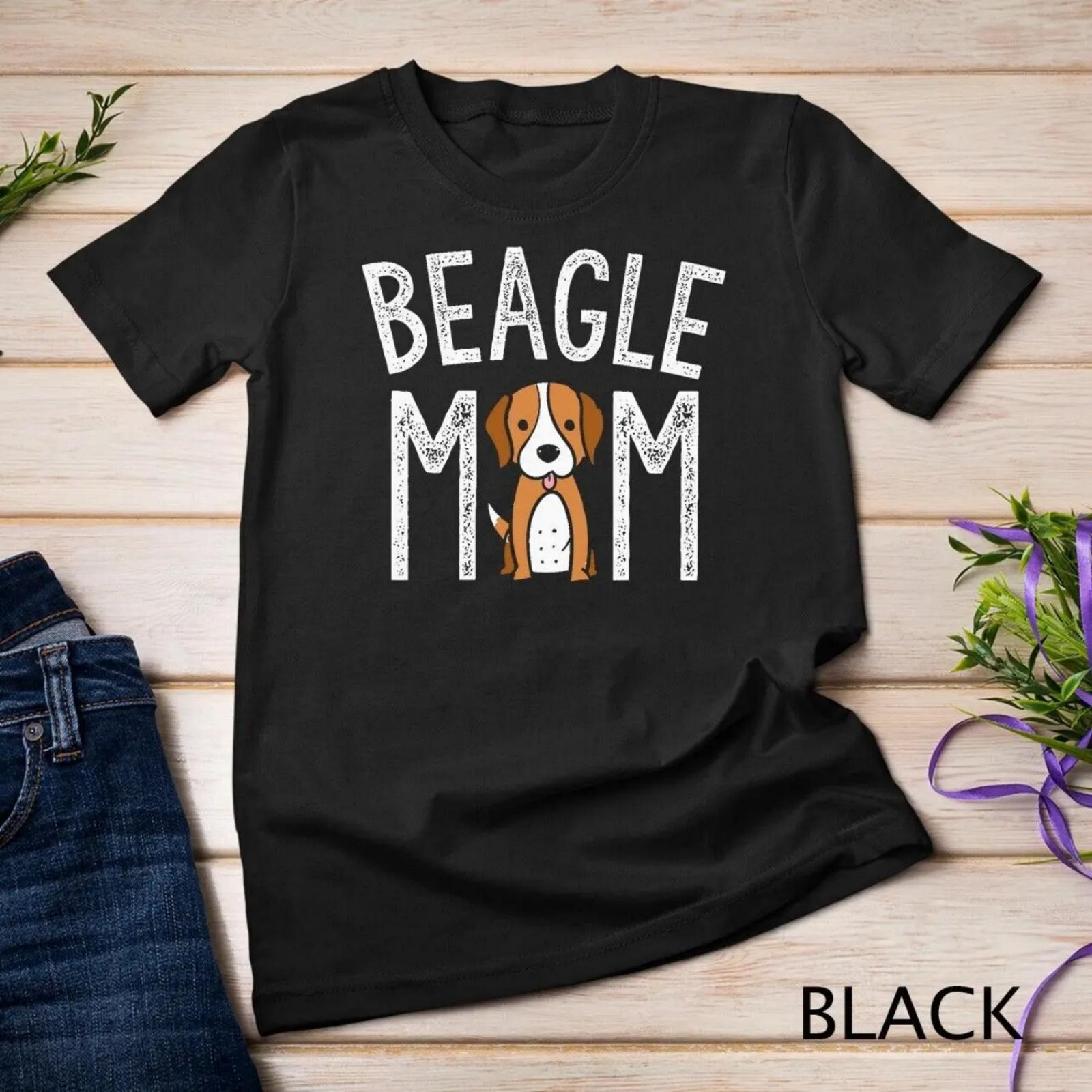 Beagle Mom T Shirt Lover s Funny Dog Pet S
