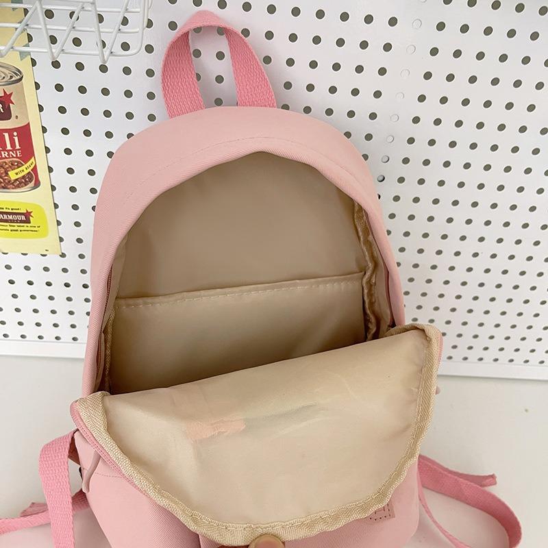 Simple female college student small and cute shopping class small backpack milk almost children's spring outing mini backpack