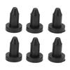 10pcs Kayak Drain Plug Kit Silicone Black 1.25in Length Universal Drain Holes Bung for Fishing Boats