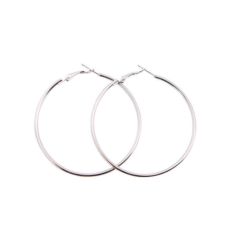 Trendy Large Gold & Silver Hoop Earrings for Women – Bold, Elegant Design