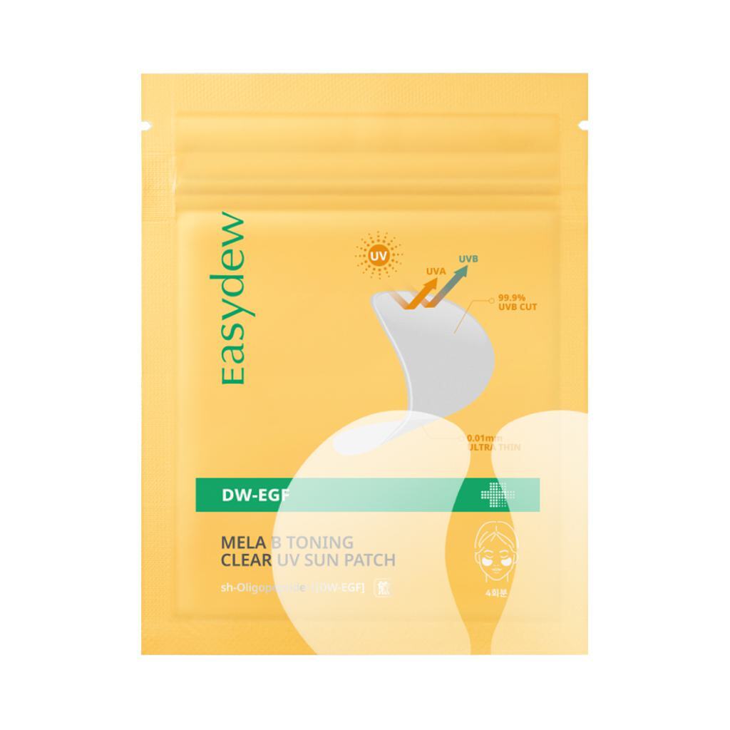 easydew Mela B Toning UV Clear Sun Patch 4-pack