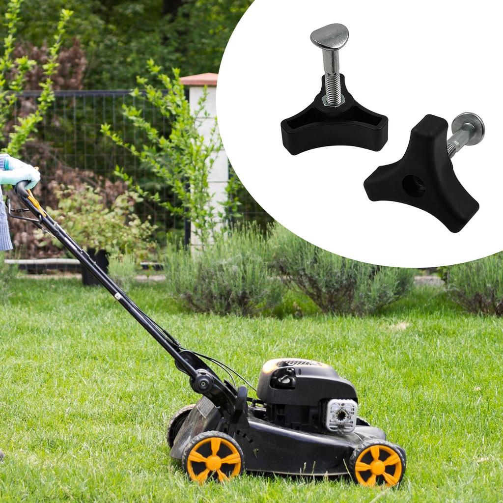 Dreieckiger Griffknopf Schraube Mutter Für Rasenmäher Sicherer Griff Kunststoffdesign Universelles Gartengeräte-Zubehör