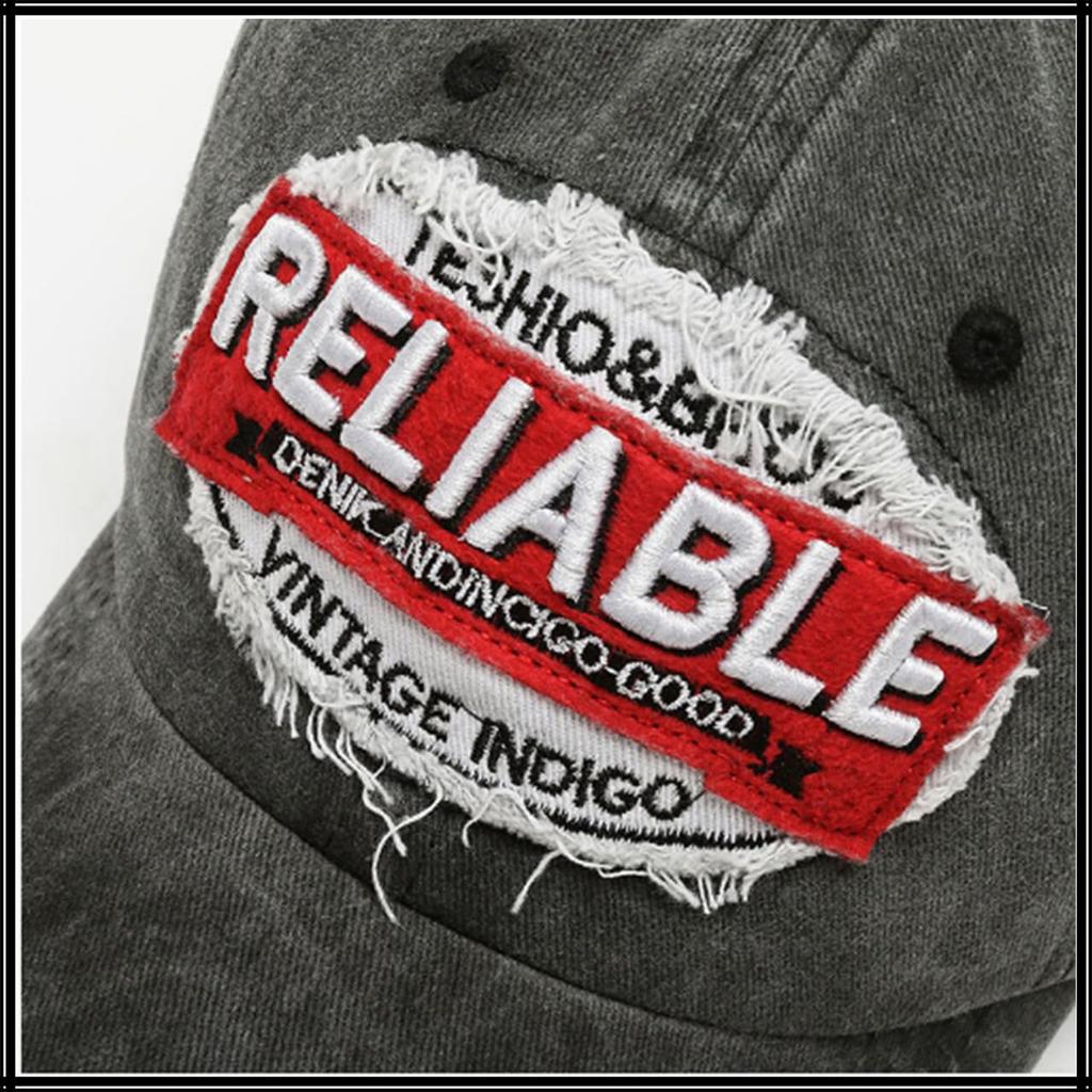 Baseball English CA970 [White Fang] Hat, Cap, Letters, Brim, Stylish, Fashionable, Cool, Men's, Women's, (Black)