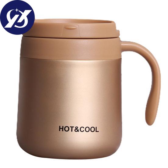 Izolovaný hrnek Nápojová voda v potravinářské kvalitě Nerezová ocel Vakuová izolovaná s víčkem Netěsná láhev na pití