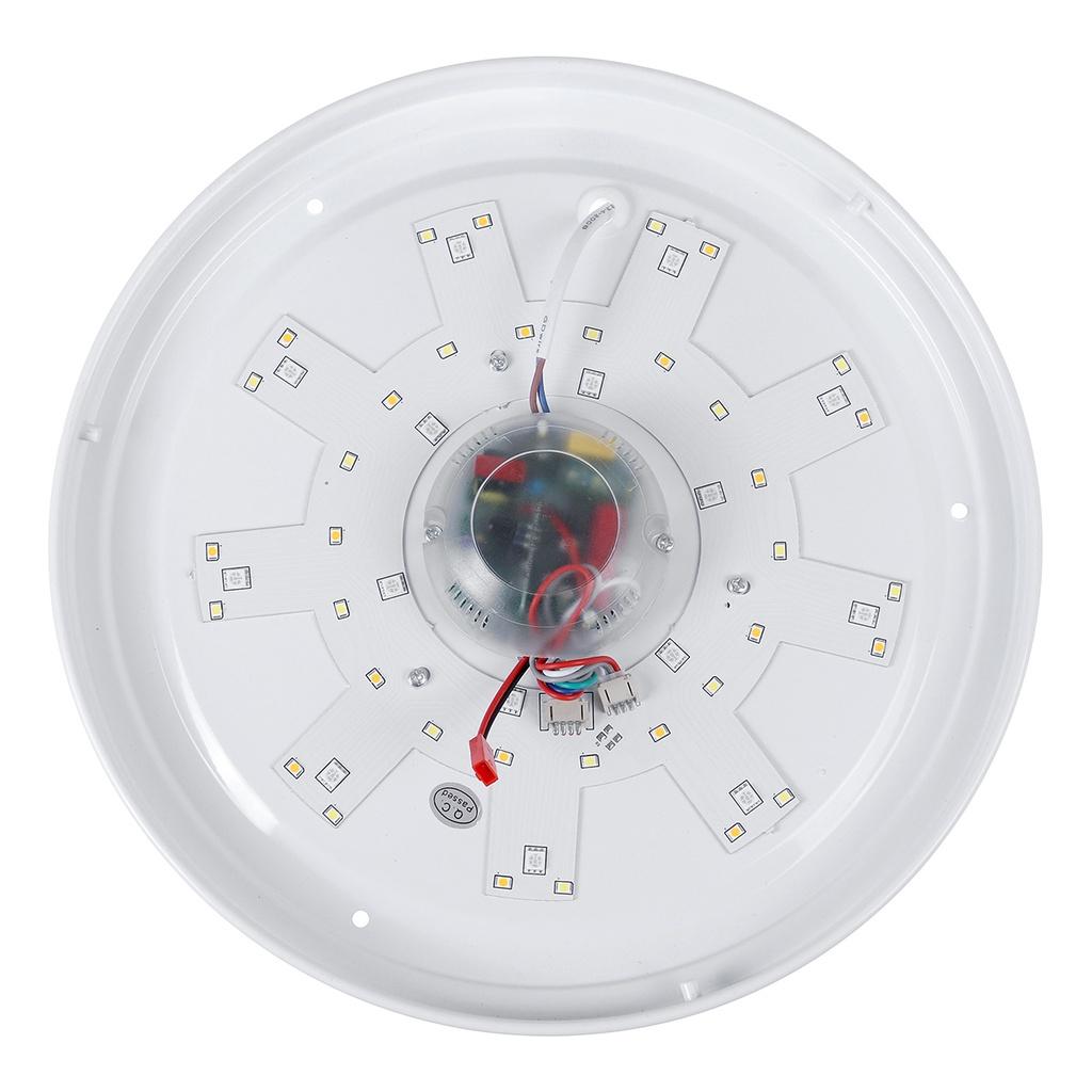 300 W moderne RGB dimmbare Musik Deckenleuchte Fernbedienung und APP-Steuerung Deckenleuchten für Heimlautsprecher Beleuchtungskörper AC180–265 V