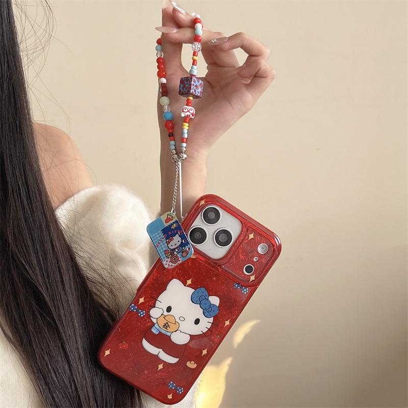 Hello Kitty Festive Yuanbao iPhone Case for iPhone 14/15/16 Pro Max & iPhone 17